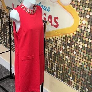 Michael Kors Red Sleeveless Dress